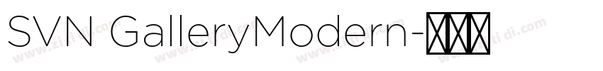 SVN GalleryModern字体转换